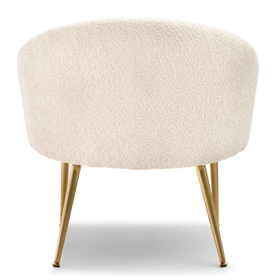 FINBAR Polstersessel – Creme/Gold