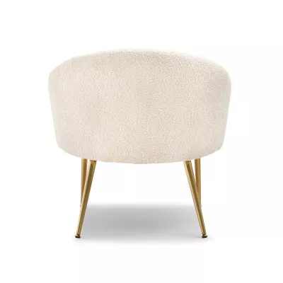 FINBAR Polstersessel – Creme/Gold