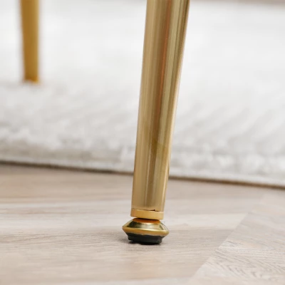 FINBAR Polstersessel – Creme/Gold