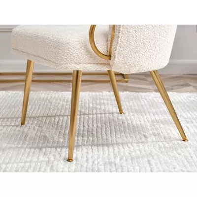 FINBAR Polstersessel – Creme/Gold