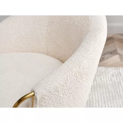 FINBAR Polstersessel – Creme/Gold
