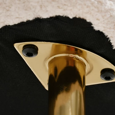 FINBAR Polstersessel – Creme/Gold