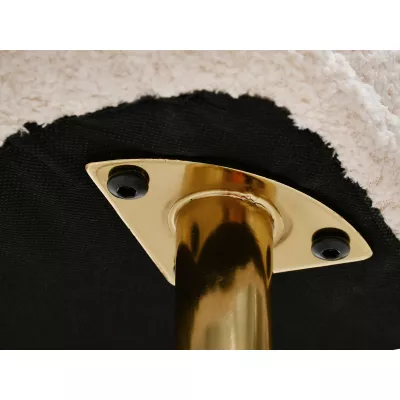 FINBAR Polstersessel – Creme/Gold