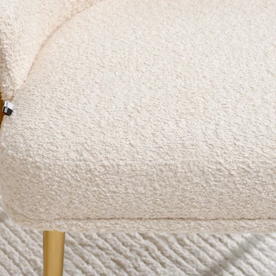 FINBAR Polstersessel – Creme/Gold