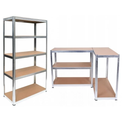 Haushaltsregal RAIVO 5 - silber