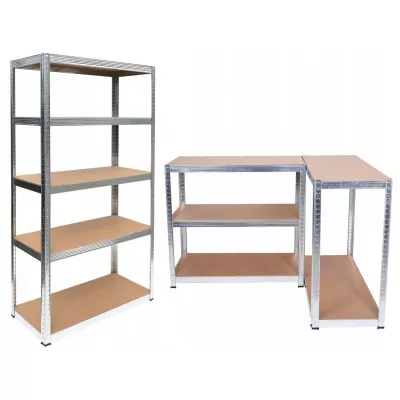 Haushaltsregal RAIVO 5 - silber