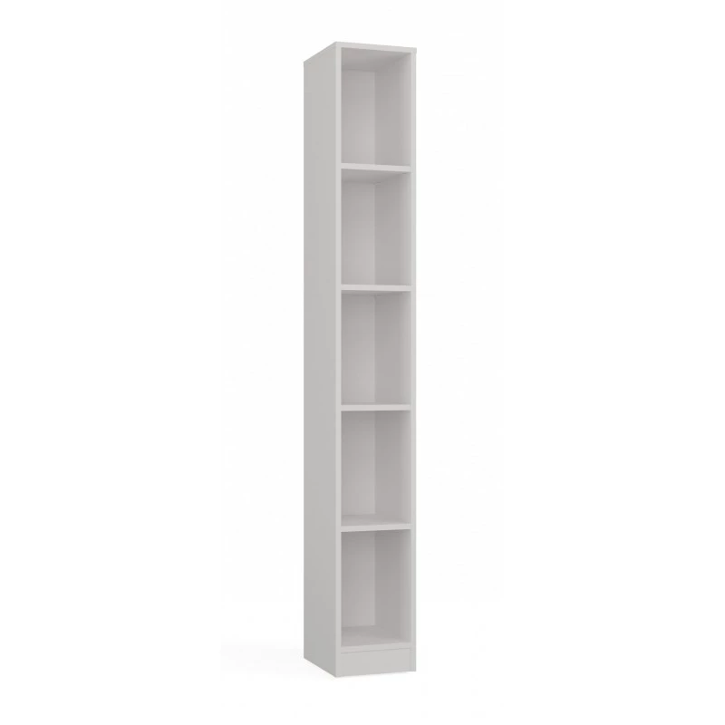 Schmales Bücherregal CHICO - weiß