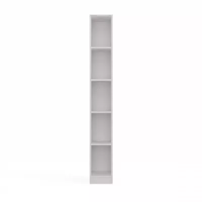 Schmales Bücherregal CHICO - weiß