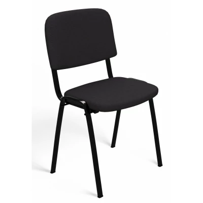 4er-Set Konferenzstühle KETRAN - schwarz