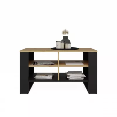Couchtisch LAUREN 7 - Artisan Eiche / Schwarz