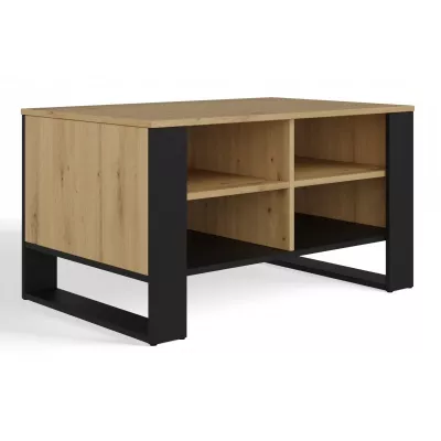 Couchtisch LAUREN 6 - Artisan Eiche / Schwarz