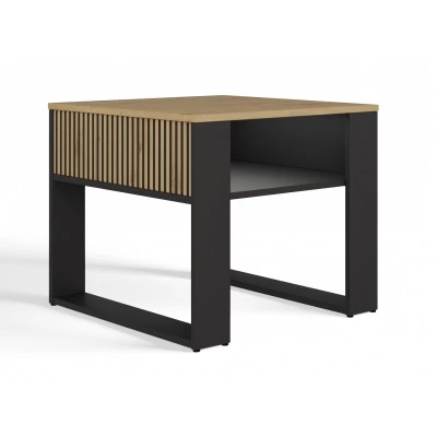 Couchtisch LAUREN 4 - Artisan Eiche / Schwarz