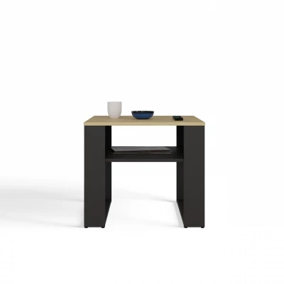 Couchtisch LAUREN 4 - Artisan Eiche / Schwarz