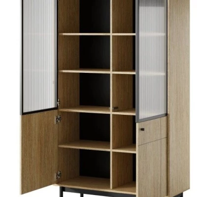 Glasvitrine FIBI - Eiche linea