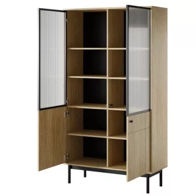 Glasvitrine FIBI - Eiche linea