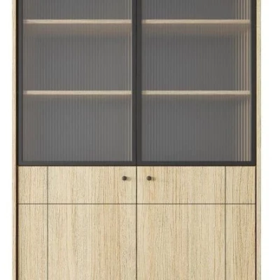 Glasvitrine FIBI - Eiche linea