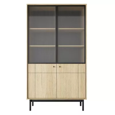 Glasvitrine FIBI - Eiche linea