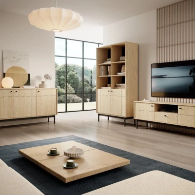 TV-Ständer FIBI - Eiche Linea