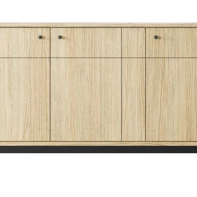 Dreitürige Kommode FIBI - Linea Eiche
