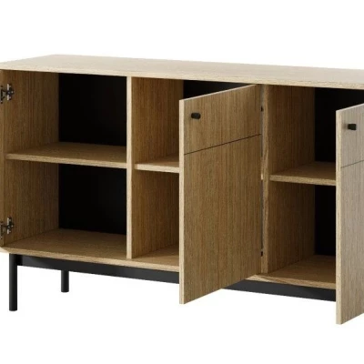 Dreitürige Kommode FIBI - Linea Eiche