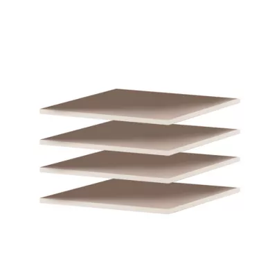 Set mit 4 Regalen für den Kleiderschrank MARFA und MISHEEL 101 – Beige