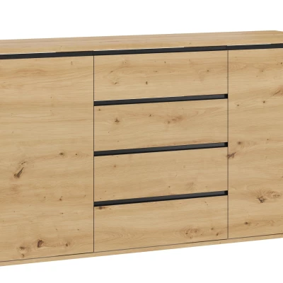Breite kombinierte Kommode HERA - Artisan Eiche