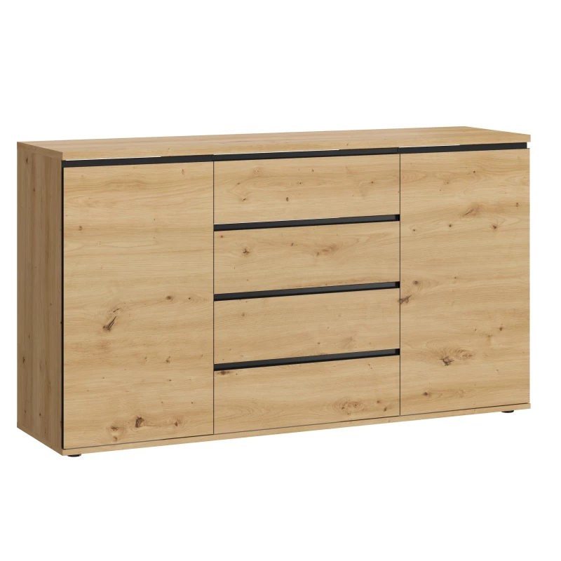 Breite kombinierte Kommode HERA - Artisan Eiche Breite kombinierte Kommode HERA - Artisan Eiche
