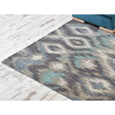 Teppich 160x230 cm ZULU - grau / beige / türkis