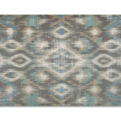Teppich 160x230 cm ZULU - grau / beige / türkis