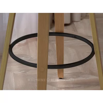Eleganter Barstuhl ROMINA - Eiche / Schwarz