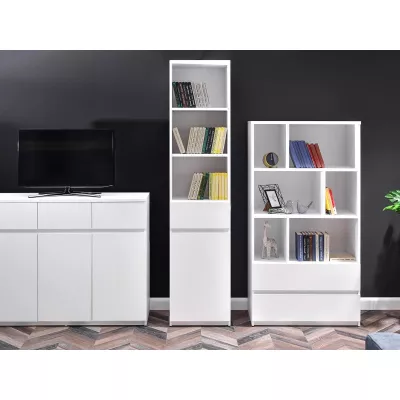 Wohnzimmerwand ARLEN - weiß