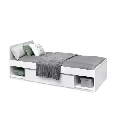 Einzelbett 90x195 cm ARLEN - weiß