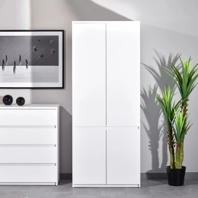 Kleiderschrank 80 cm ARLEN - weiß