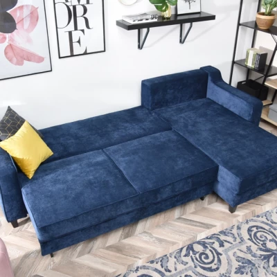 Sofagarnitur IDANIA – Dunkelblau