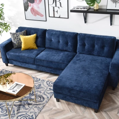 Sofagarnitur IDANIA – Dunkelblau
