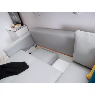 Ecksofa DALENA - grau/eiche