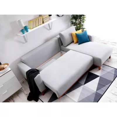 Ecksofa DALENA - grau/eiche