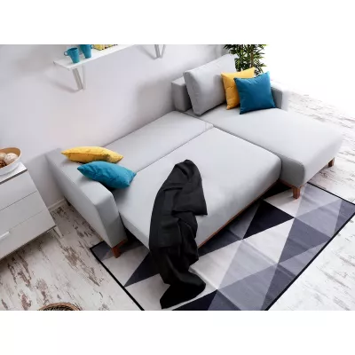 Ecksofa DALENA - grau/eiche