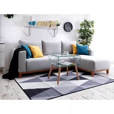 Ecksofa DALENA - grau/eiche