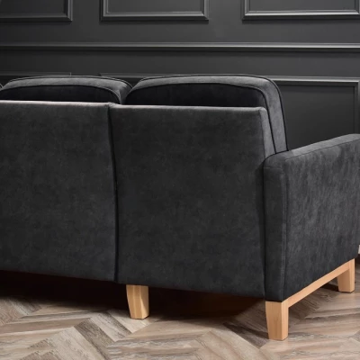 NOHEMA Schlafsofa – Graphit/Eiche