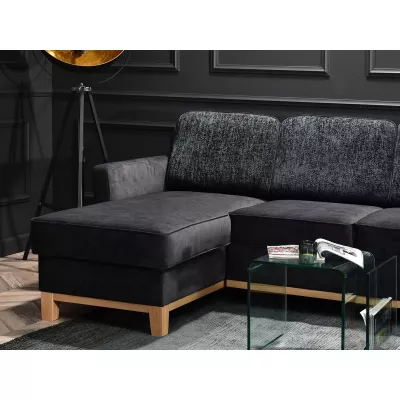 NOHEMA Schlafsofa – Graphit/Eiche