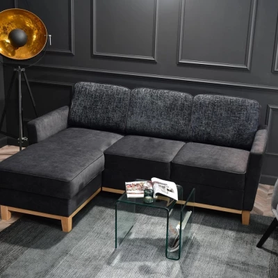 NOHEMA Schlafsofa – Graphit/Eiche