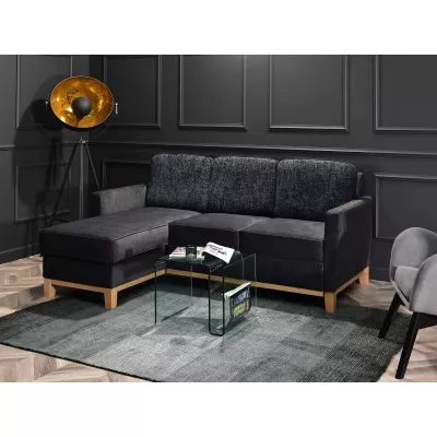 NOHEMA Schlafsofa – Graphit/Eiche