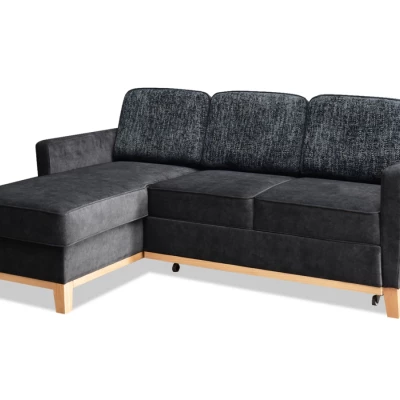 NOHEMA Schlafsofa – Graphit/Eiche