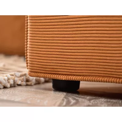 Sofagarnitur ODELIN – orange/schwarz