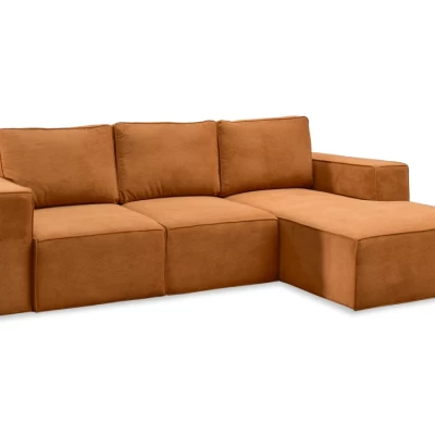 Sofagarnitur ODELIN – orange/schwarz