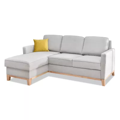 NOHEMA Schlafsofa - hellgrau / Buche