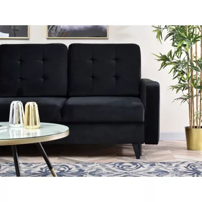 IRSA Ecksofa mit Stauraum – schwarz