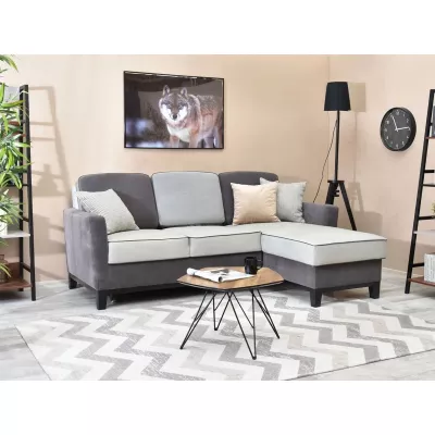 NOHEMA Schlafsofa – Graphit / Hellgrau / Schwarz