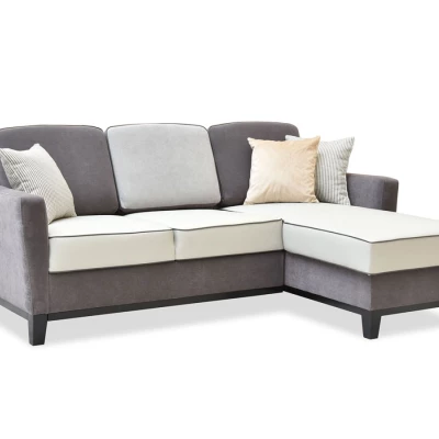 NOHEMA Schlafsofa – Graphit / Hellgrau / Schwarz